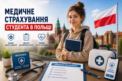 Медичне страхування студента в Польщі