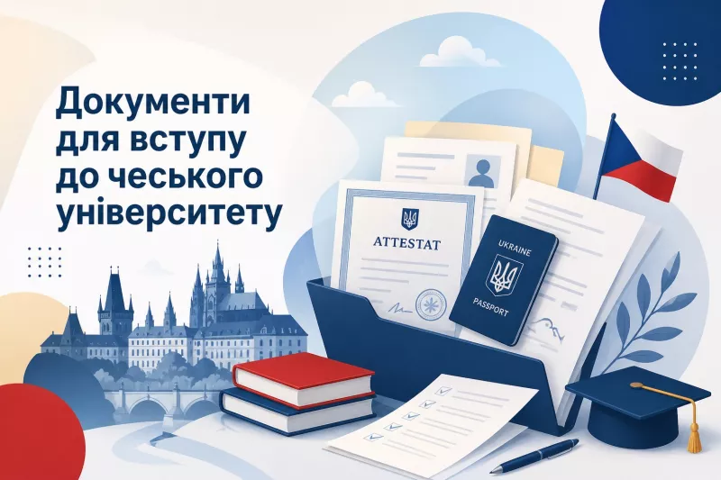 Документи для вступу до чеського університет