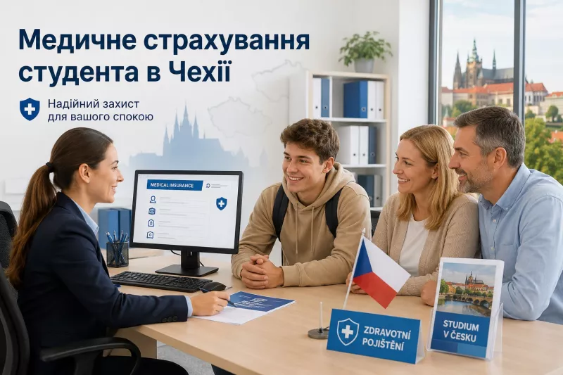 Медичне страхування студента в Чехії