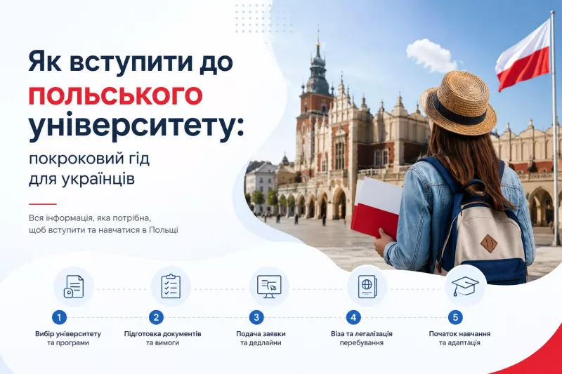 Як вступити до польського університету: покроковий гід для українців